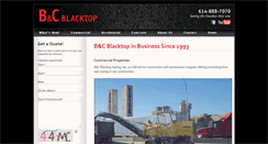 Desktop Screenshot of bcblacktop.com