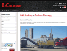 Tablet Screenshot of bcblacktop.com